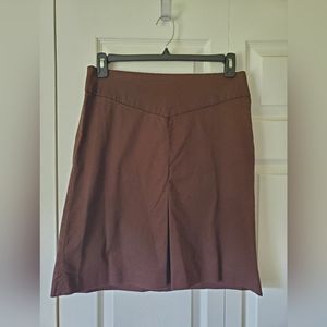 GAP Stretch Brown Cotton Skirt Sz 8